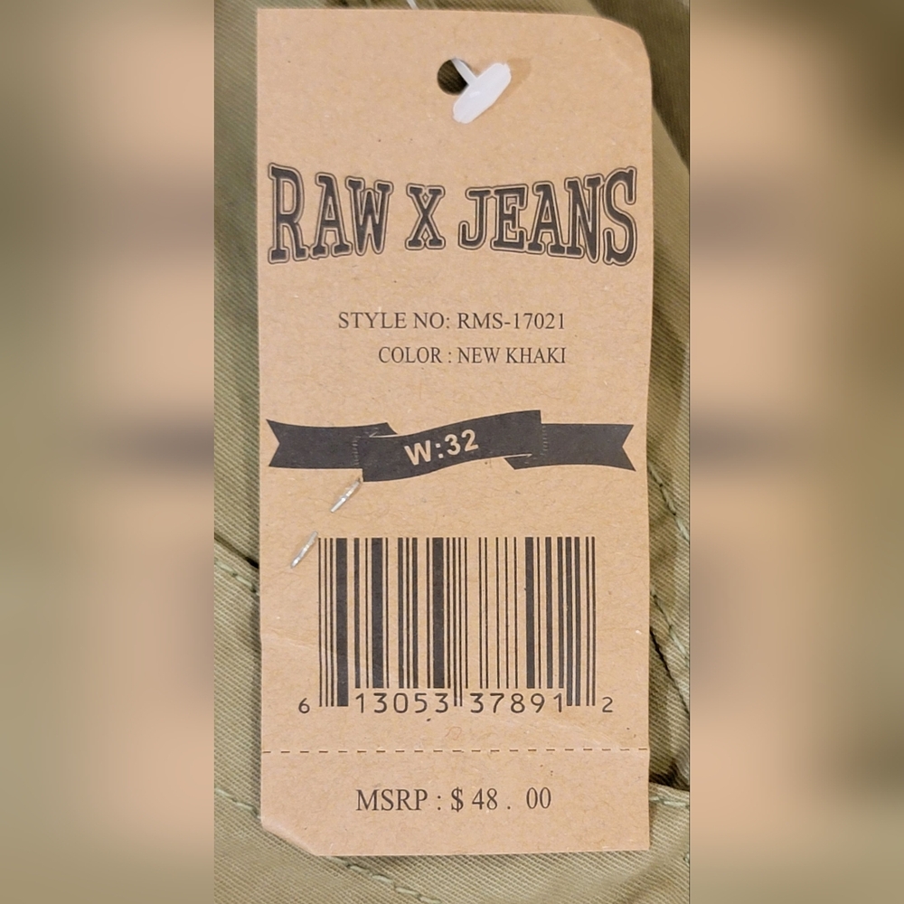 $48 Men's Raw X Jeans X-Ray Mens Belted Double Pocket Cargo Short - Picture 7 of 7